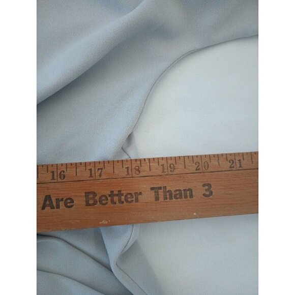 Alexia Admor Ricki Midi Dress Size L Gray Tie Dolman Sleeve Side Slits Scuba - Picture 14 of 16